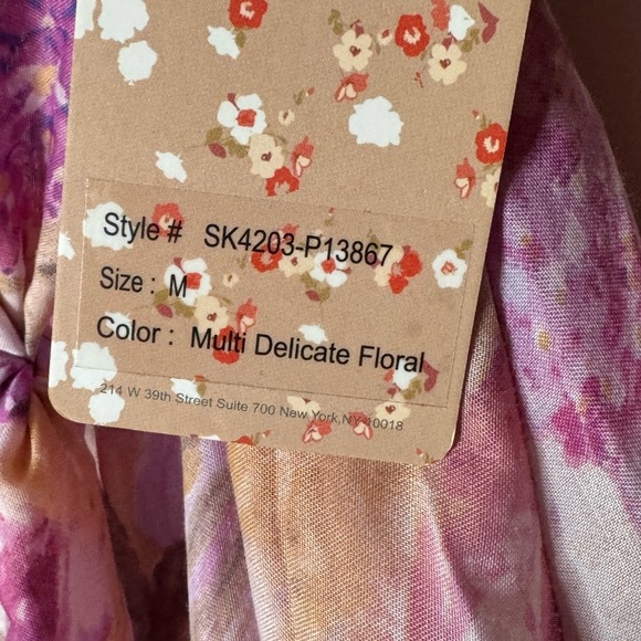 NWT Multi Floral Maxi Skirt Pink Purple – Size M - Picture 5 of 7